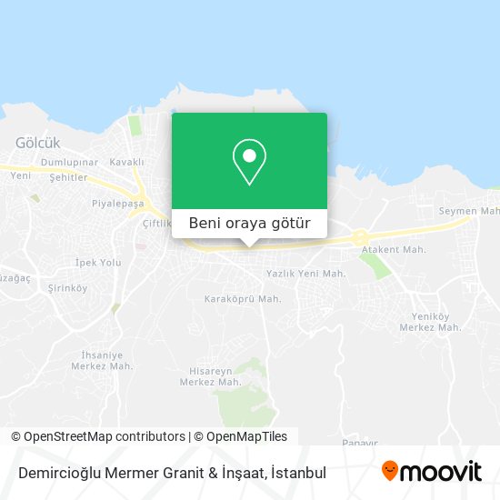 Demircioğlu Mermer Granit & İnşaat harita