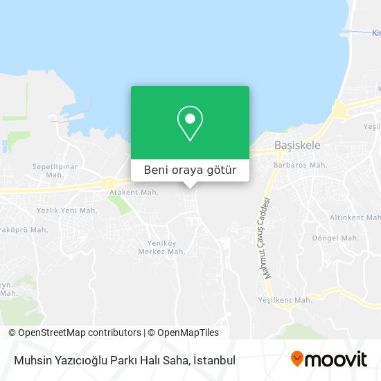 Muhsin Yazıcıoğlu Parkı Halı Saha harita
