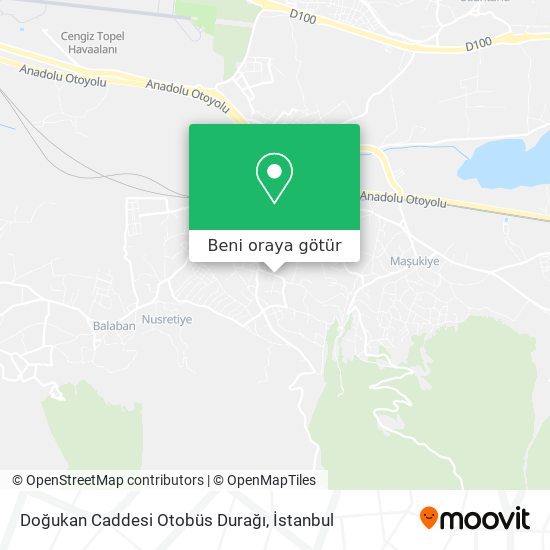 Doğukan Caddesi Otobüs Durağı harita