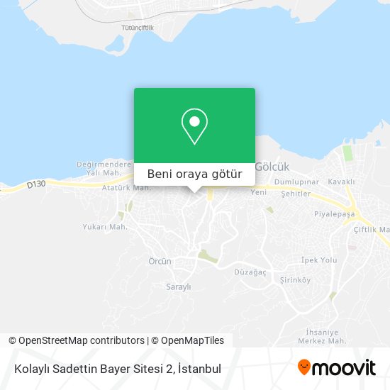 Kolaylı Sadettin Bayer Sitesi 2 harita