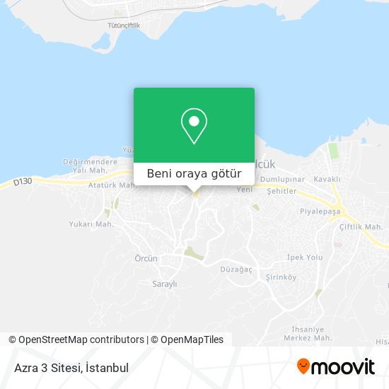 Azra 3 Sitesi harita
