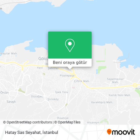 Hatay Sas Seyahat harita