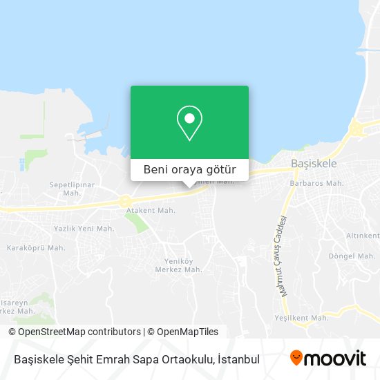 Başiskele Şehit Emrah Sapa Ortaokulu harita