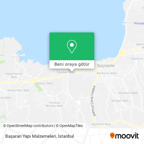 Başaran Yapı Malzemeleri harita
