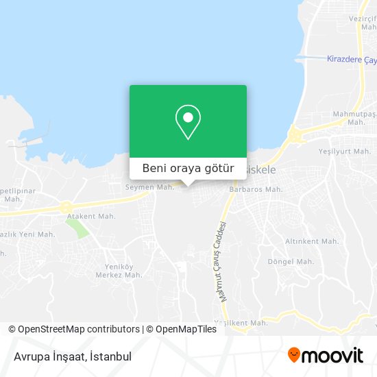 Avrupa İnşaat harita