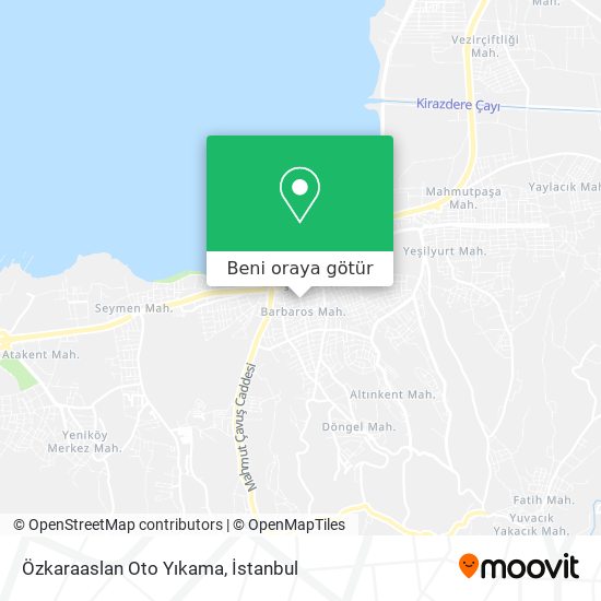 Özkaraaslan Oto Yıkama harita