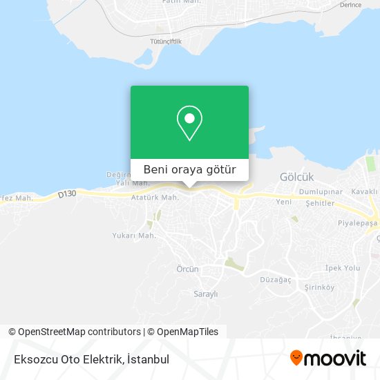 Eksozcu Oto Elektrik harita
