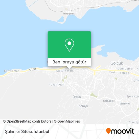 Şahinler Sitesi harita