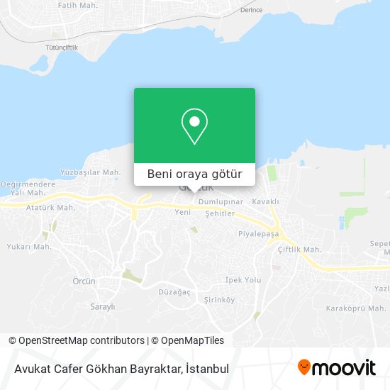 Avukat Cafer Gökhan Bayraktar harita