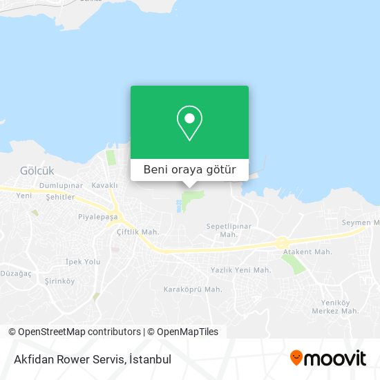 Akfidan Rower Servis harita