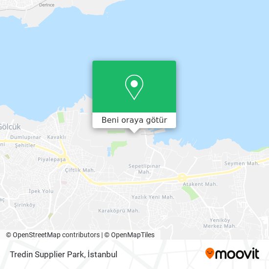 Tredin Supplier Park harita