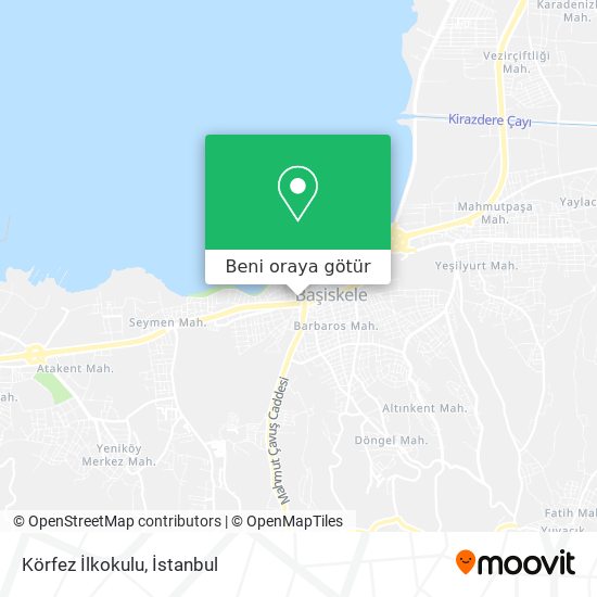 Körfez İlkokulu harita