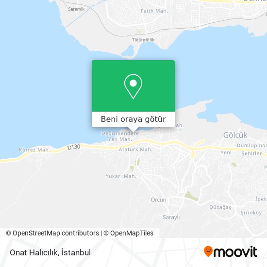 Onat Halıcılık harita