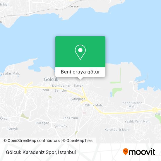 Gölcük Karadeniz Spor harita