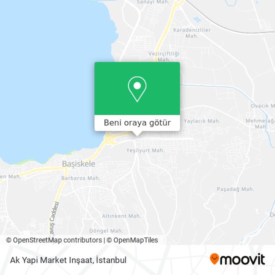 Ak Yapi Market Inşaat harita