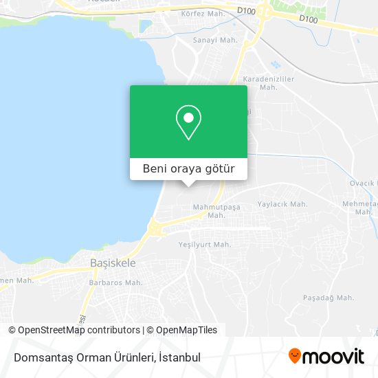 Domsantaş Orman Ürünleri harita