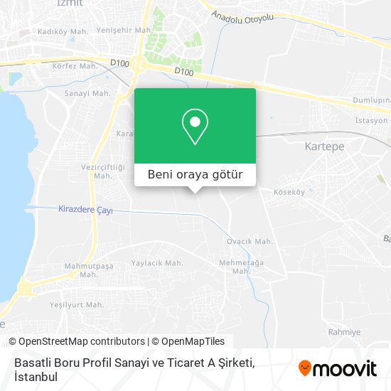 Basatli Boru Profil Sanayi ve Ticaret A Şirketi harita