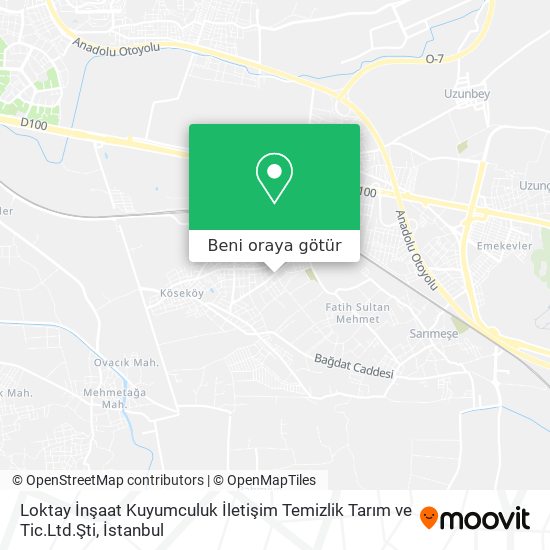 Loktay İnşaat Kuyumculuk İletişim Temizlik Tarım ve Tic.Ltd.Şti harita