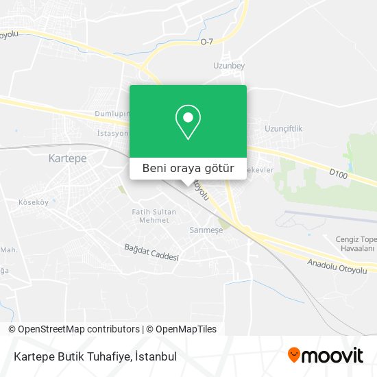 Kartepe Butik Tuhafiye harita