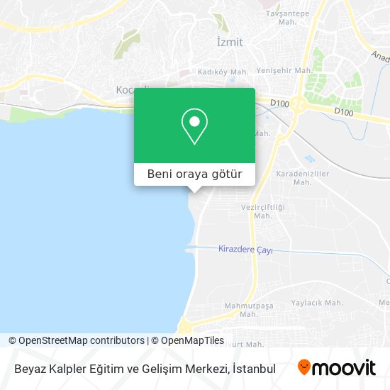 Beyaz Kalpler Eğitim ve Gelişim Merkezi harita