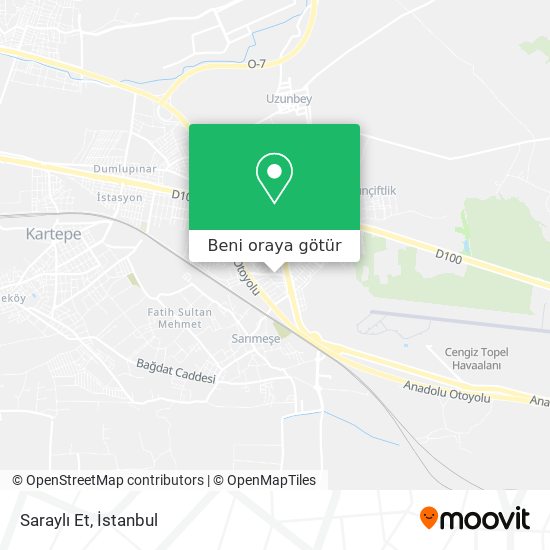 Saraylı Et harita
