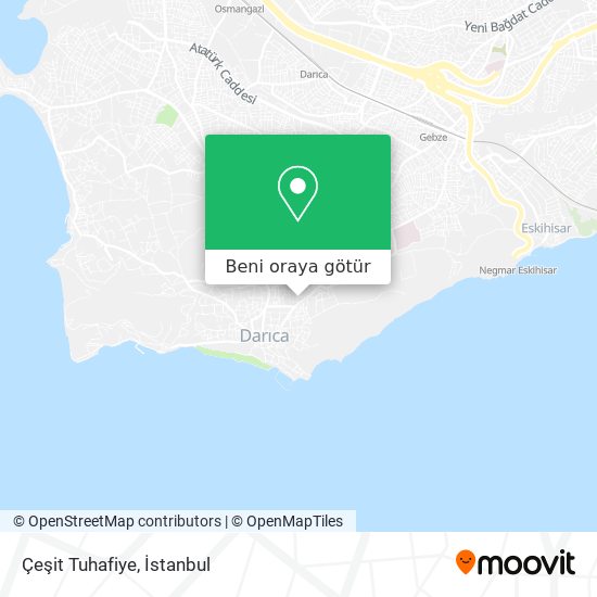 Çeşit Tuhafiye harita