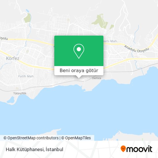 Halk Kütüphanesi harita