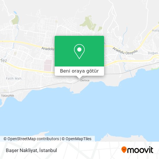 Başer Nakliyat harita