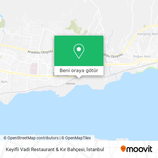 Keyifli Vadi Restaurant & Kır Bahçesi harita