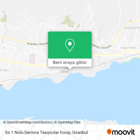 Ss 1 Nolu Derince Tasıyıcılar Koop harita