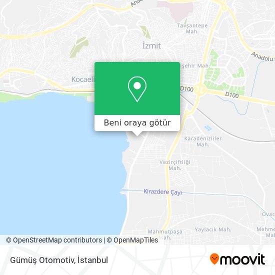 Gümüş Otomotiv harita