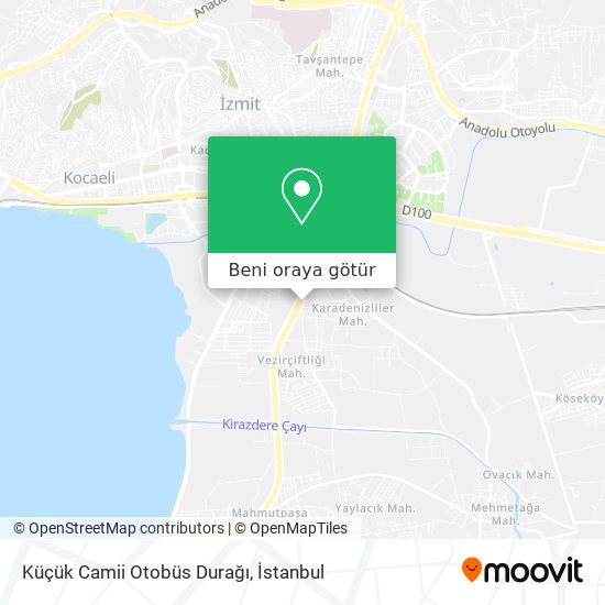 Küçük Camii Otobüs Durağı harita