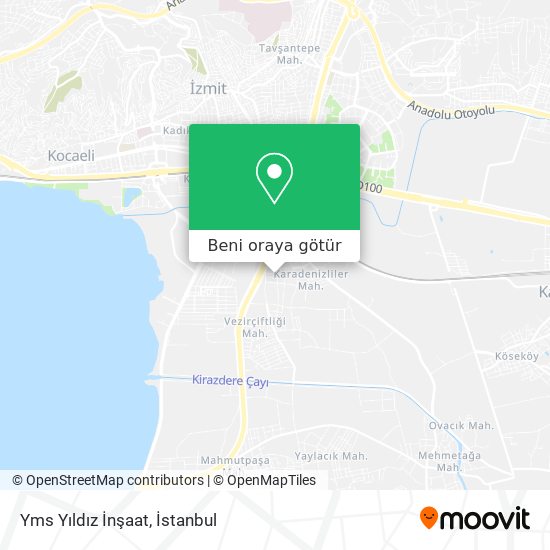 Yms Yıldız İnşaat harita