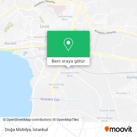 Doğa Mobilya harita