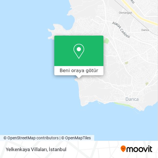 Yelkenkaya Villaları harita