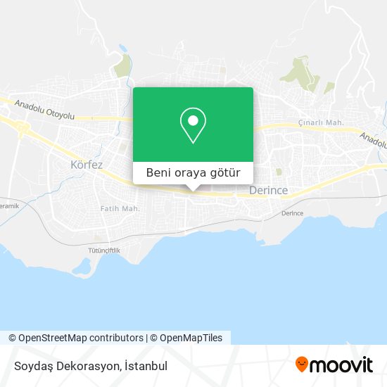 Soydaş Dekorasyon harita