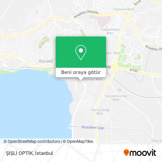ŞİŞLİ OPTİK harita