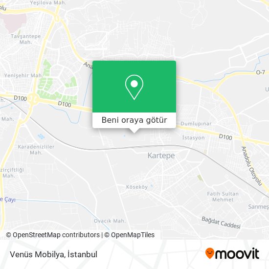 Venüs Mobilya harita