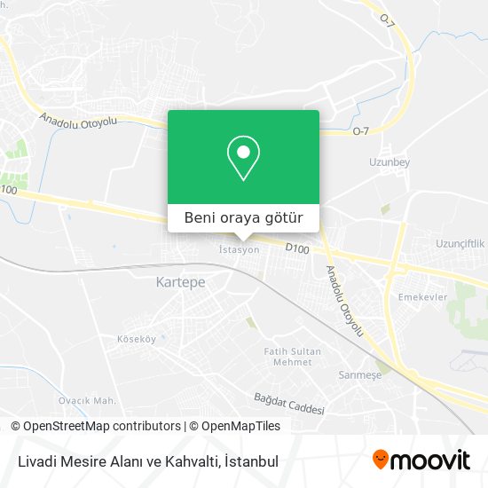 Livadi Mesire Alanı ve Kahvalti harita