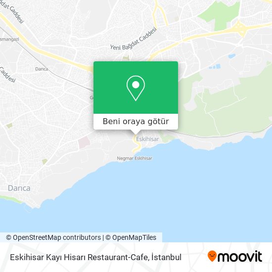 Eskihisar Kayı Hisarı Restaurant-Cafe harita