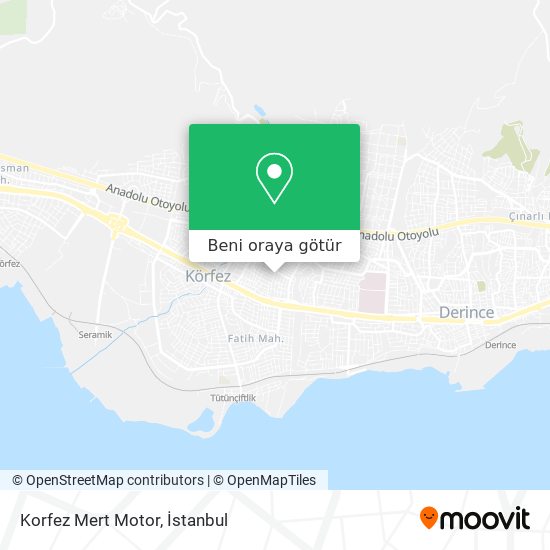 Korfez Mert Motor harita