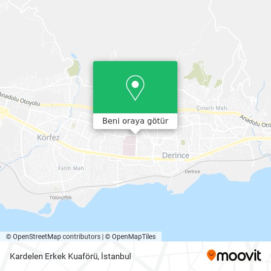 Kardelen Erkek Kuaförü harita