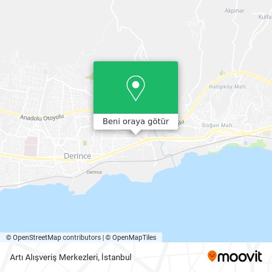 Artı Alışveriş Merkezleri harita