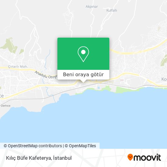 Kılıç Büfe Kafeterya harita