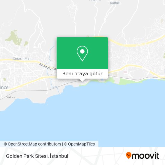 Golden Park Sitesi harita