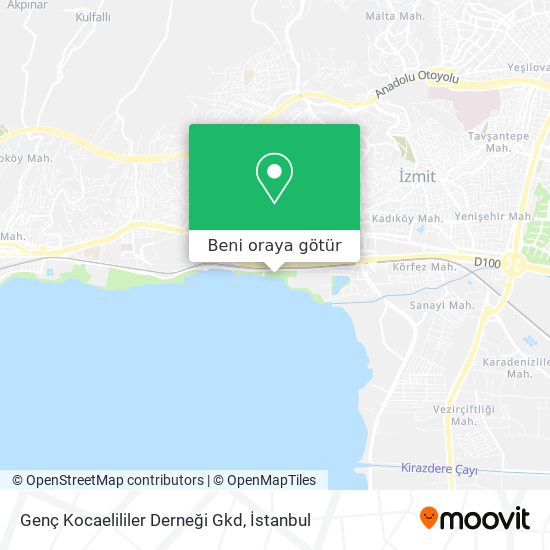 Genç Kocaelililer Derneği Gkd harita