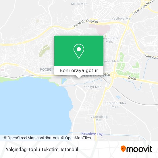 Yalçındağ Toplu Tüketim harita