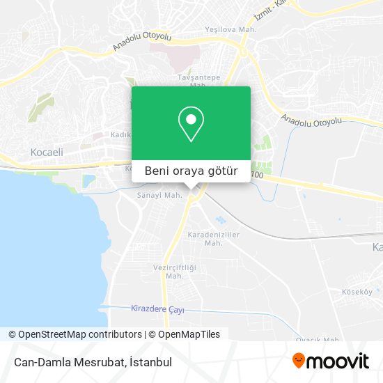 Can-Damla Mesrubat harita