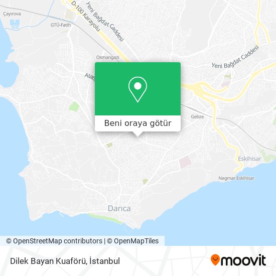 Dilek Bayan Kuaförü harita