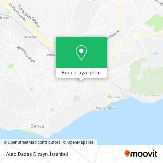 Auto Dadaş Dizayn harita